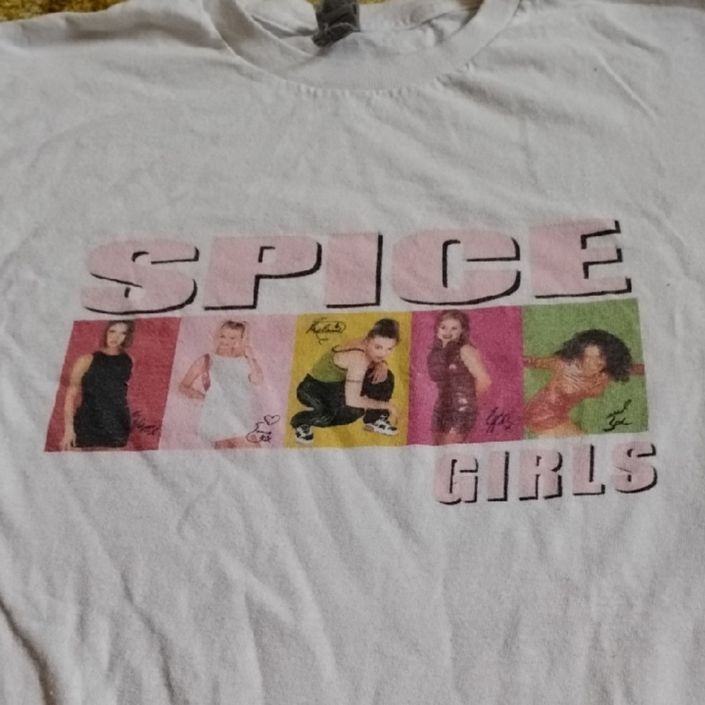 Gildan White Spice Girls Graphic Tee